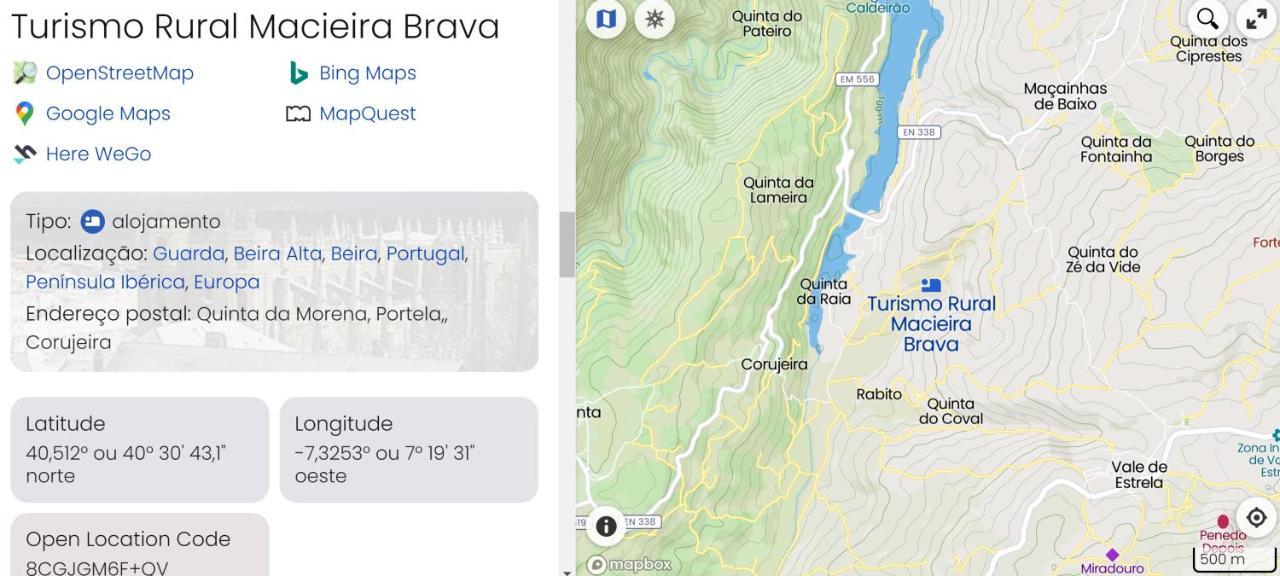 Turismo Rural Macieira Brava Гуарда Экстерьер фото